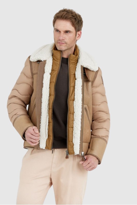 BLAUER Men's sheepskin coat...