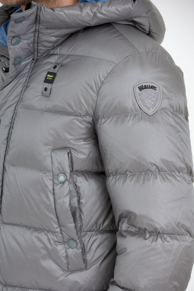 BLAUER Jachetă din oțel cu glugă pentru bărbați Tracy