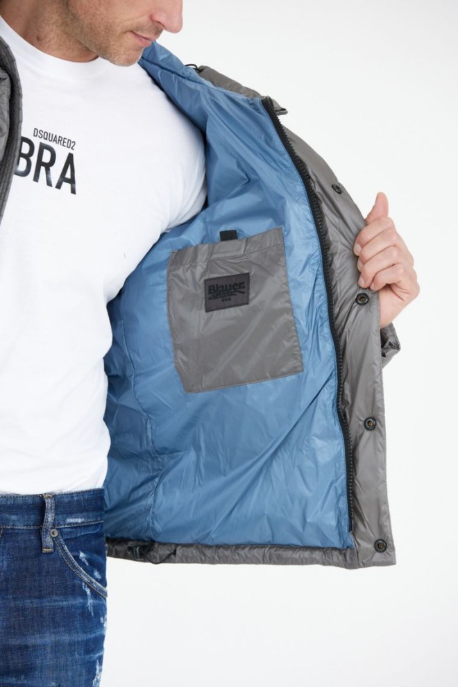 BLAUER Jachetă din oțel cu glugă pentru bărbați Tracy