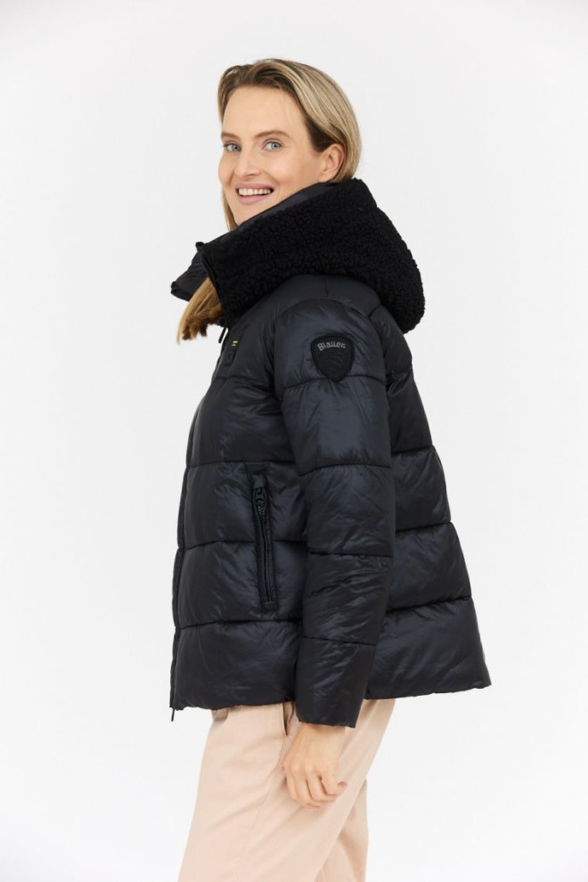 BLAUER Jachetă neagră pentru femei Joy