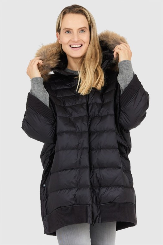 BLAUER Palton negru pentru...