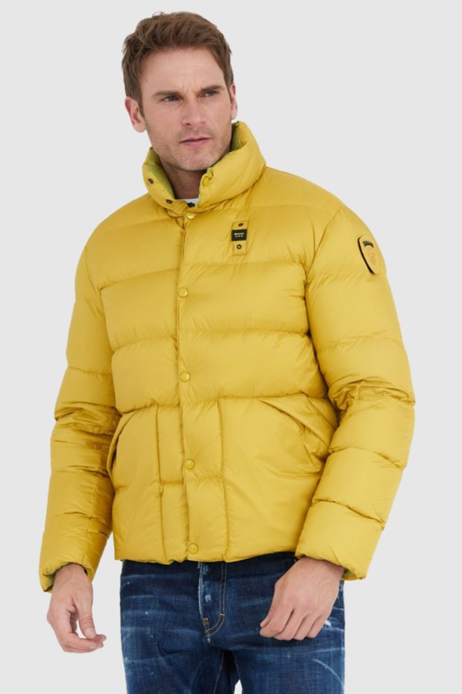 BLAUER Yellow men's down jacket FLETCHER