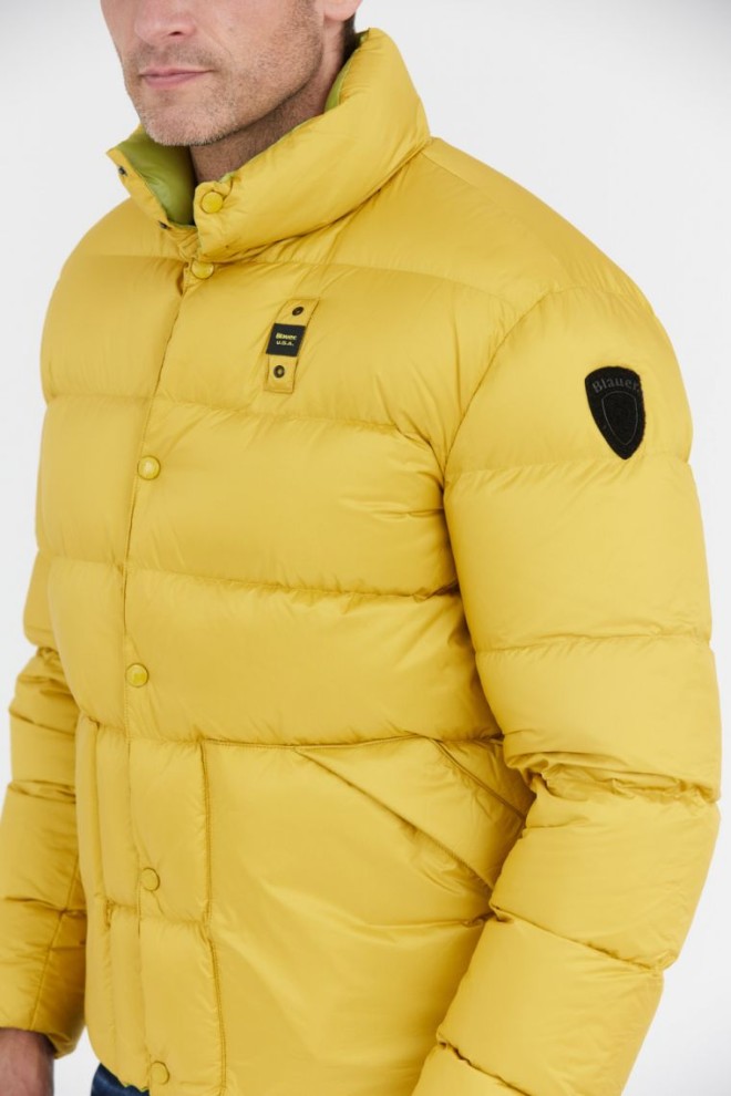 BLAUER Yellow men's down jacket FLETCHER