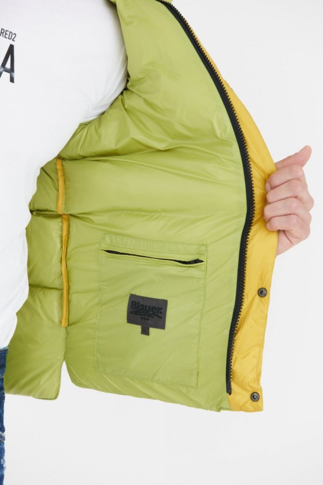 BLAUER Yellow men's down jacket FLETCHER