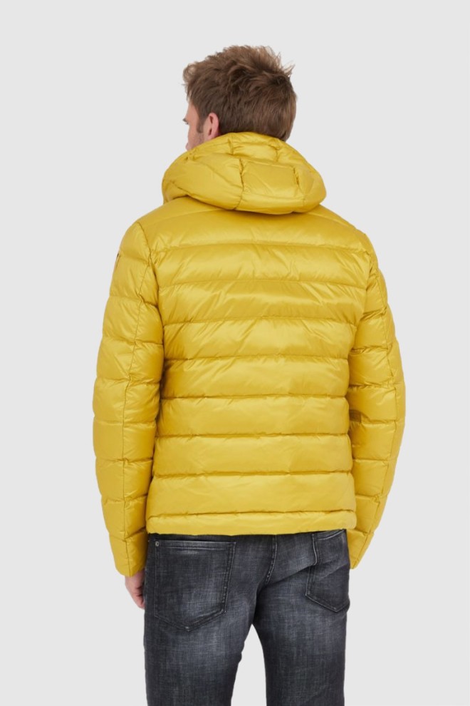 BLAUER Yellow Sergio down jacket with hood