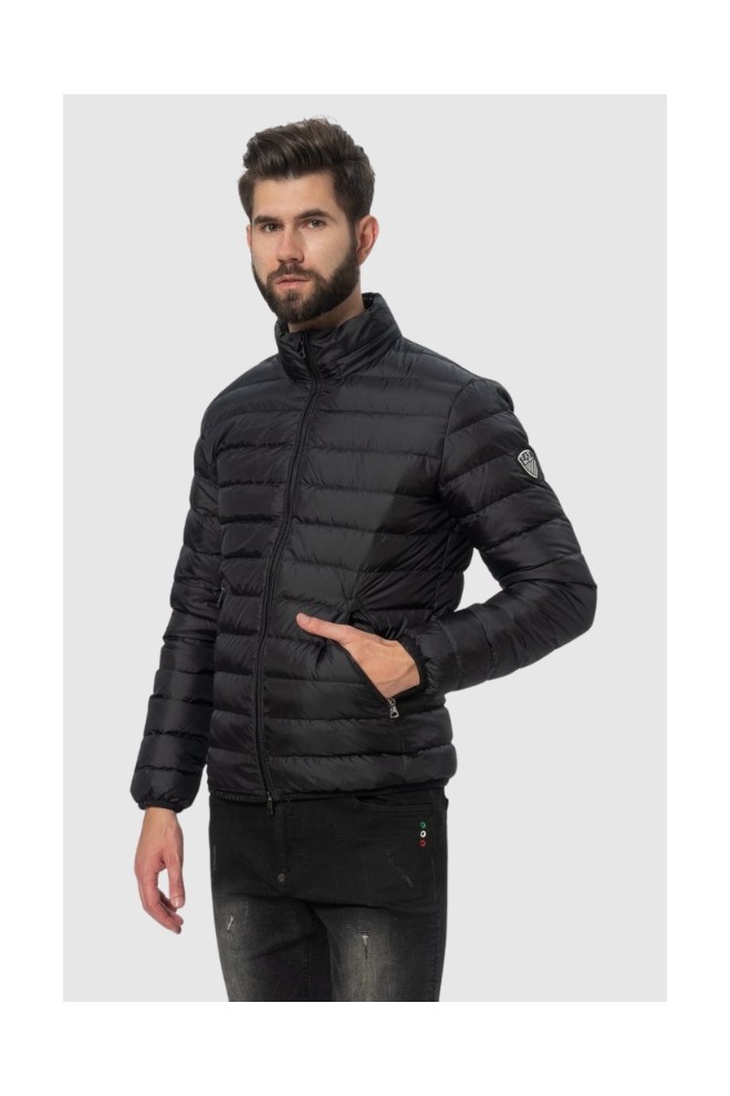 EA7 Men's black down jacket