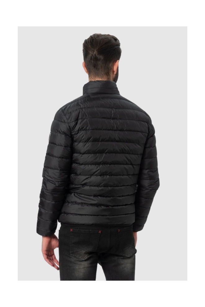 EA7 Men's black down jacket