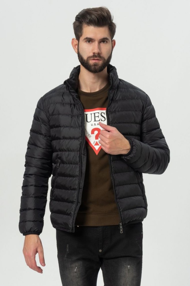 EA7 Men's black down jacket