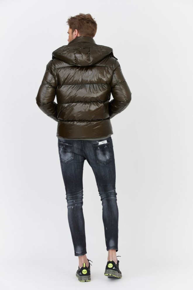 EMPORIO ARMANI Jachetă verde închis pentru bărbați