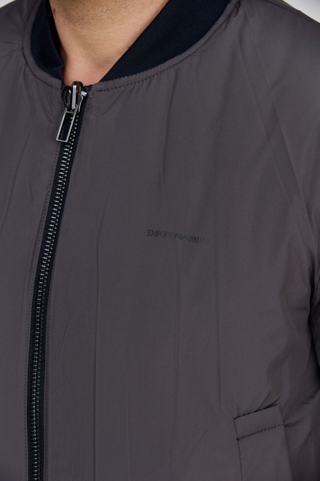 EMPORIO ARMANI Jachetă moro cu două fețe pentru bărbați