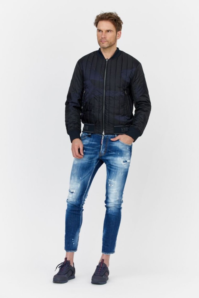 EMPORIO ARMANI Double-sided men's jacket in morocco