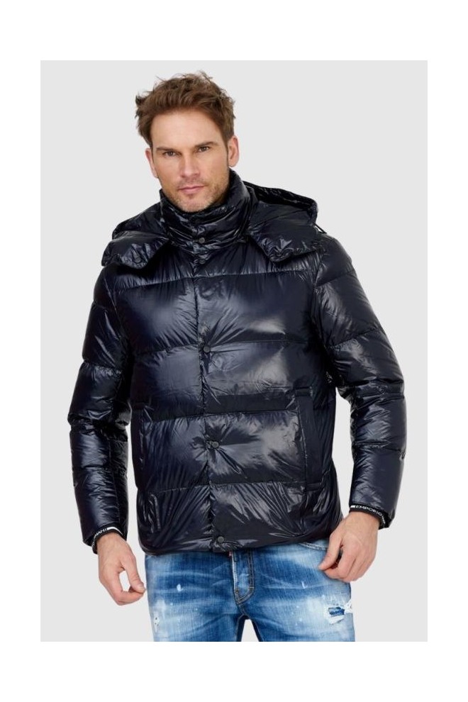 EMPORIO ARMANI Men's navy blue down jacket