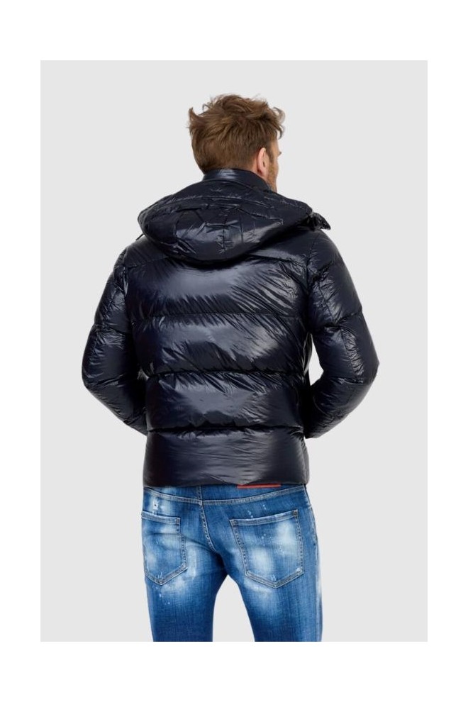 EMPORIO ARMANI Men's navy blue down jacket