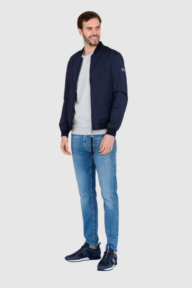 GUESS Jachetă windbreaker albastru marin pentru bărbați