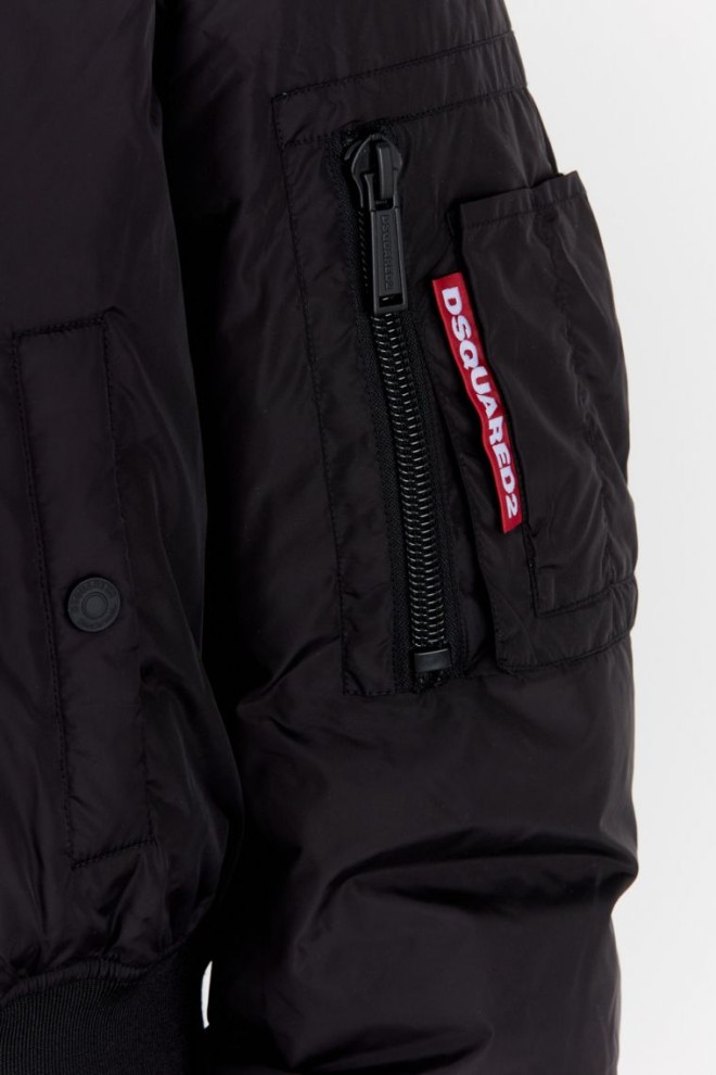 DSQUARED2 Jachetă bomber icon neagră pentru femei