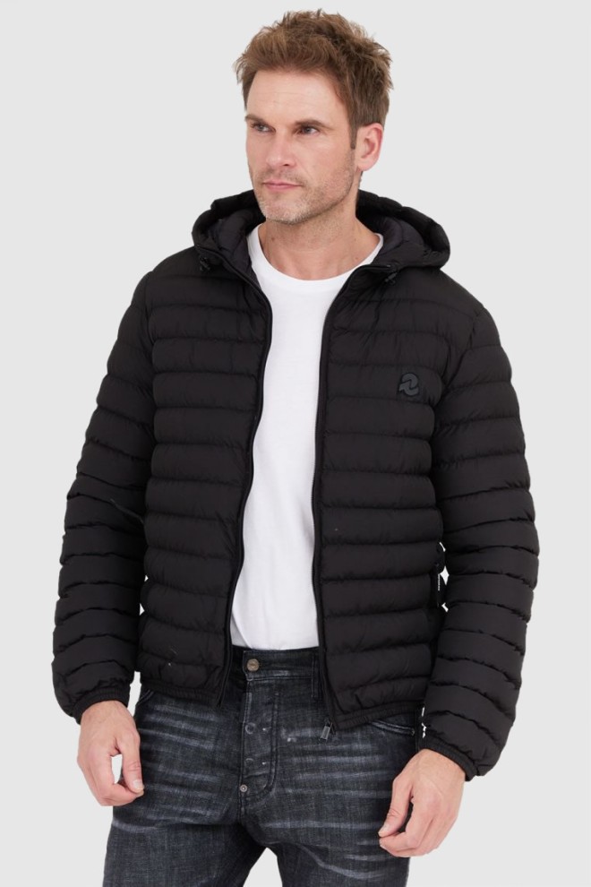 INVICTA Black down jacket with hood