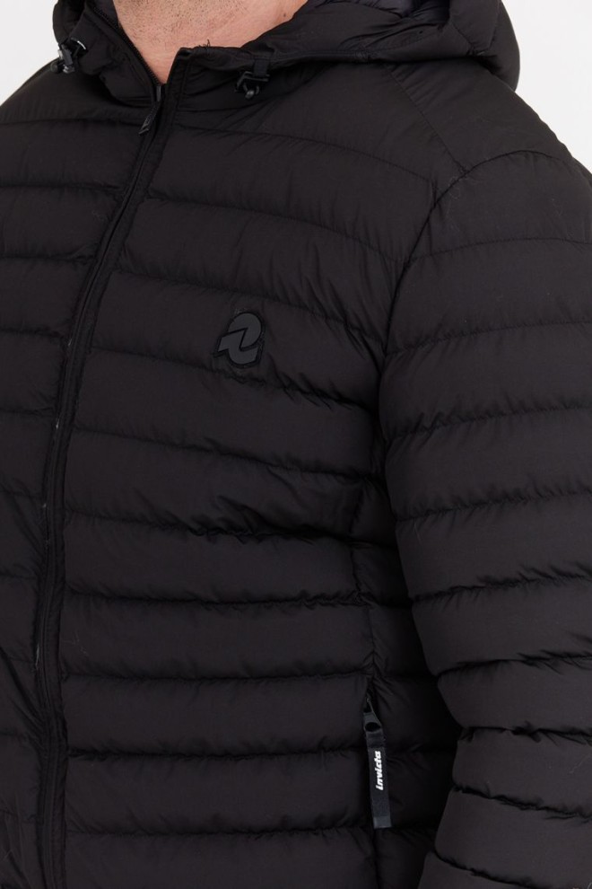 INVICTA Black down jacket with hood