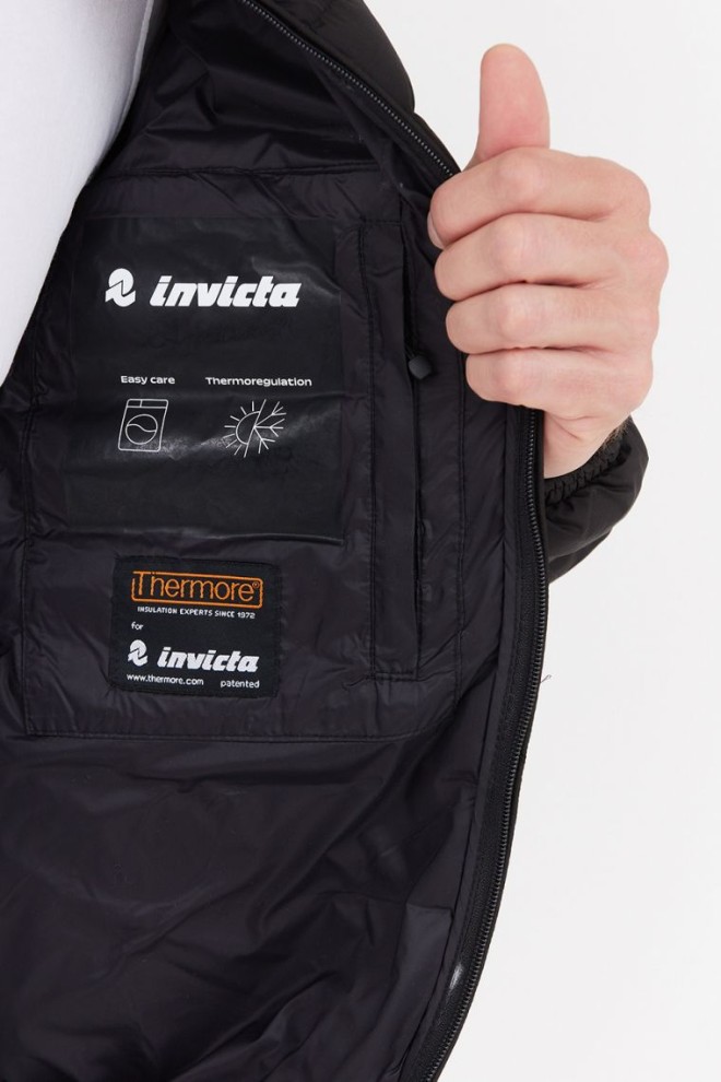 INVICTA Black down jacket with hood