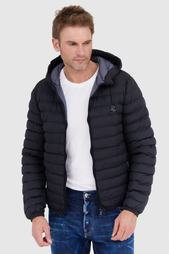 INVICTA Navy blue down jacket with hood