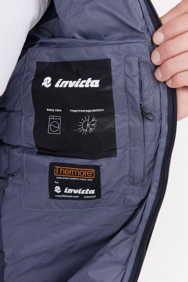 INVICTA Navy blue down jacket with hood