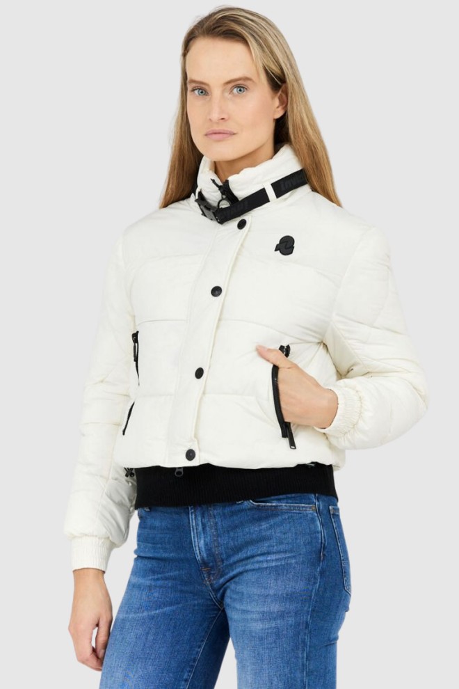 INVICTA Jachetă crem pentru femei Isidore