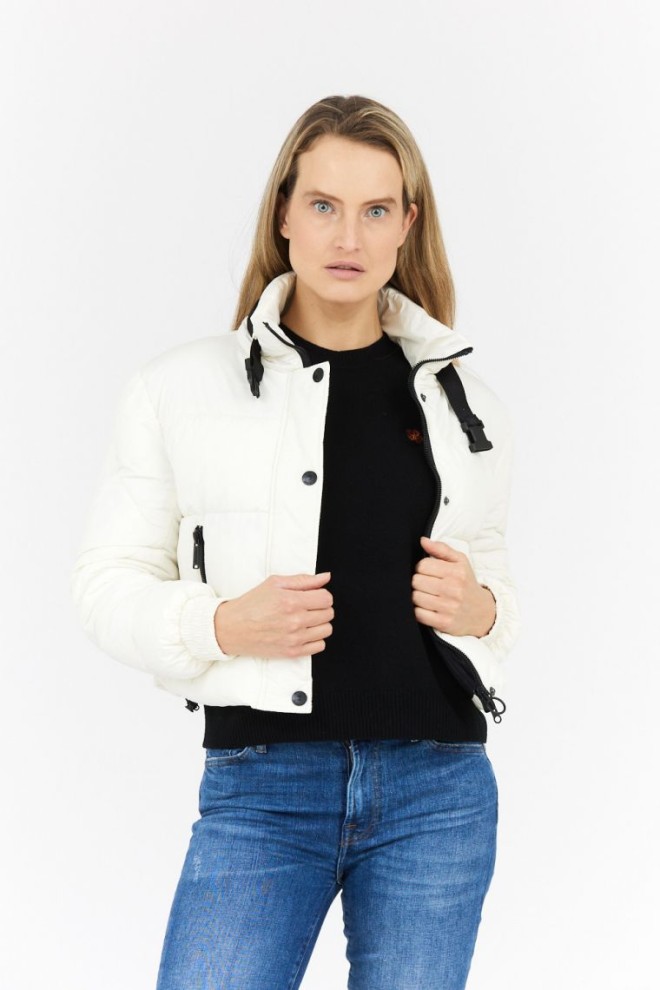 INVICTA Jachetă crem pentru femei Isidore