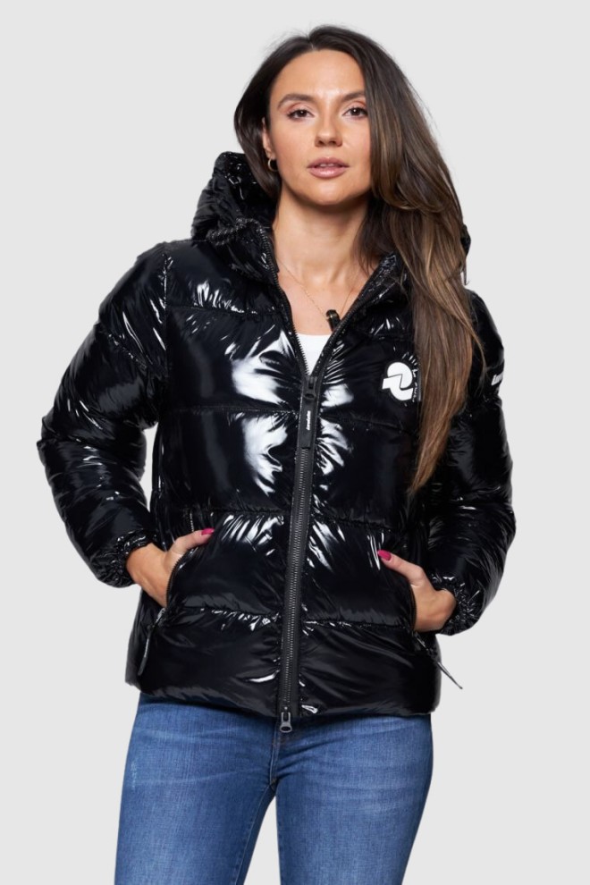 INVICTA Shiny short women's down jacket with hood