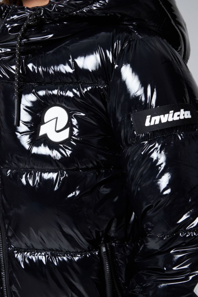 INVICTA Shiny short women's down jacket with hood