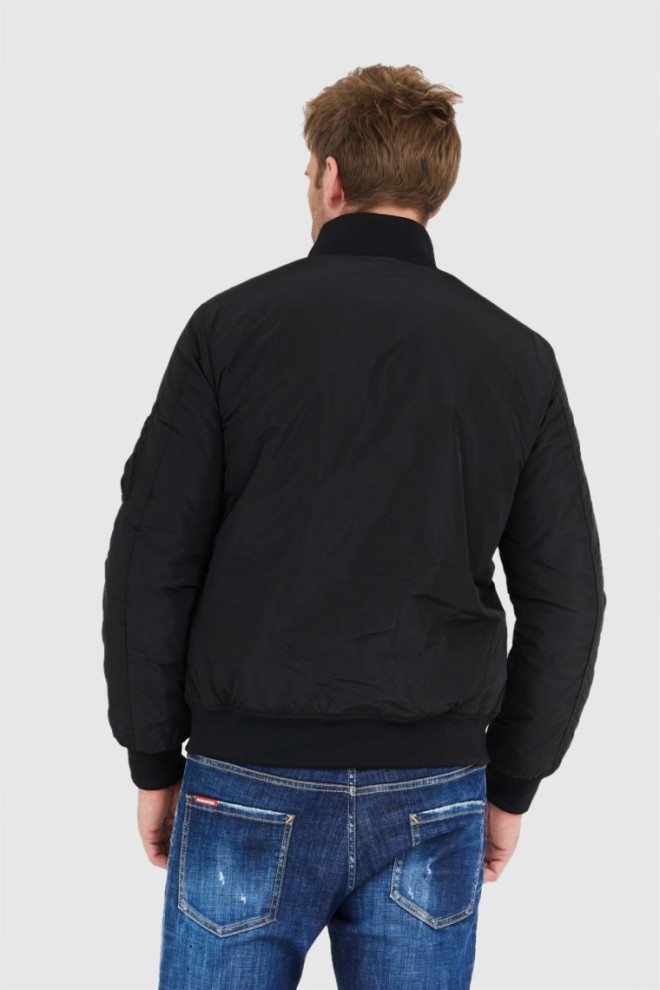 LA MARTINA Black men's bomber jacket