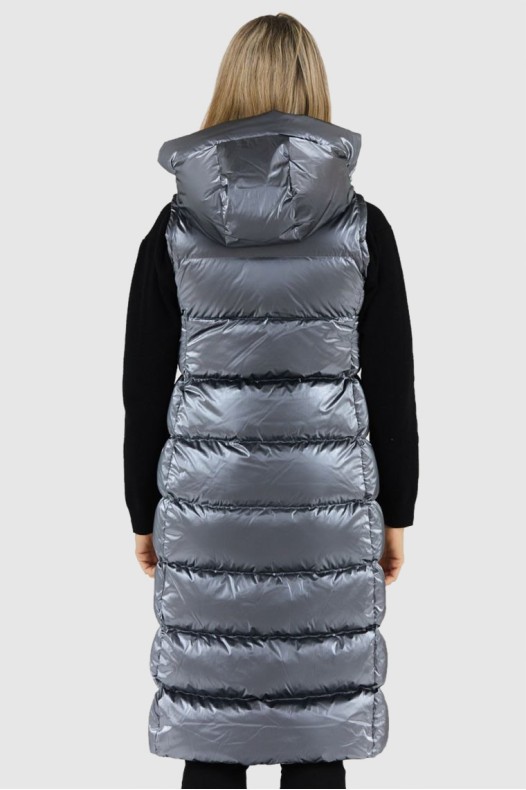 HETREGO Palton argintiu...