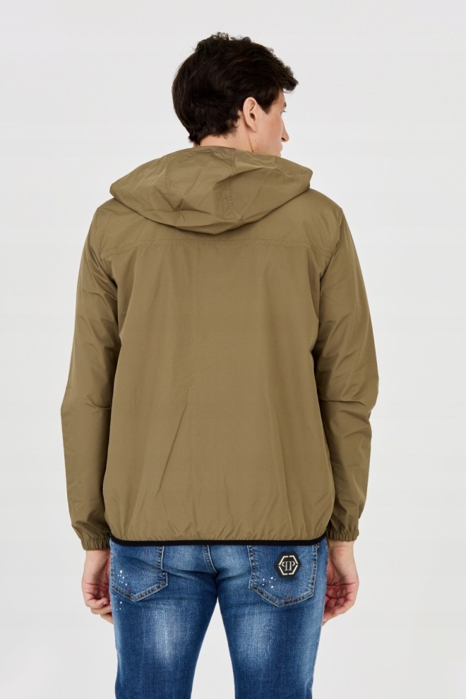 PHILIPP PLEIN Jachetă windbreaker verde pentru bărbați