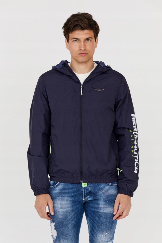 AERONAUTICA MILITARE Men's navy blue jacket