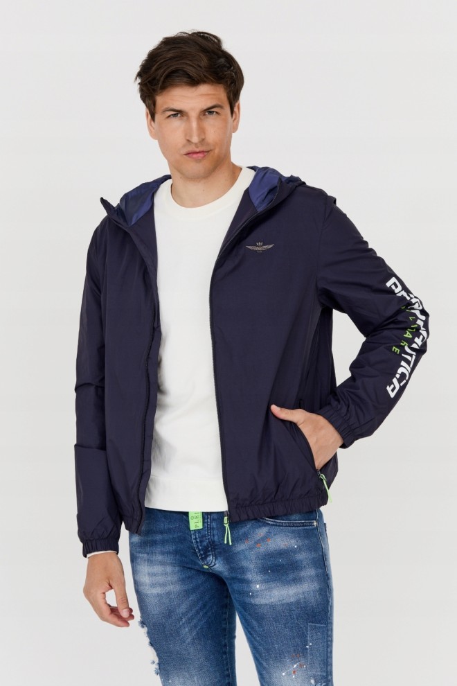 AERONAUTICA MILITARE Men's navy blue jacket