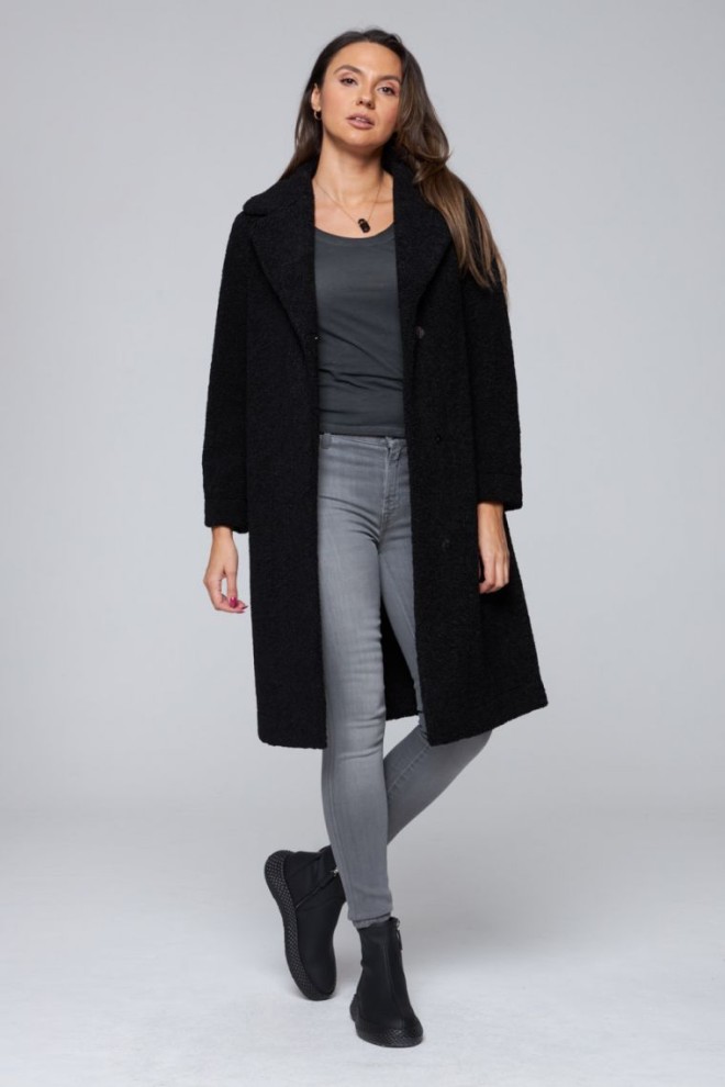 HETREGO Black reversible women's Shannon coat