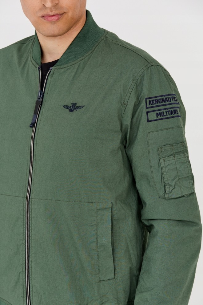 AERONAUTICA MILITARE Green Bomber Jacket