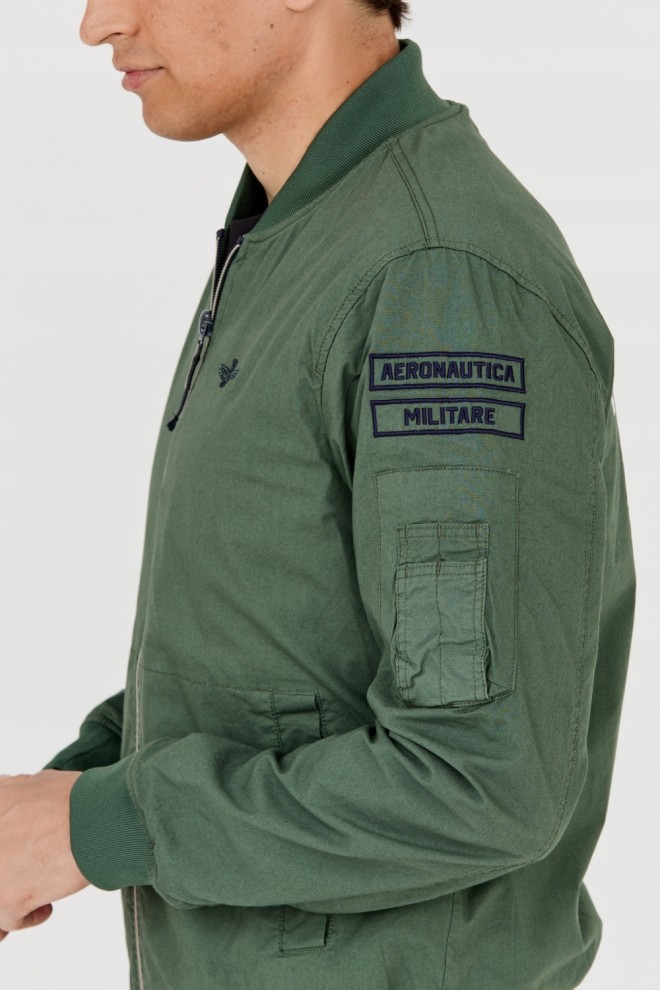 AERONAUTICA MILITARE Green Bomber Jacket