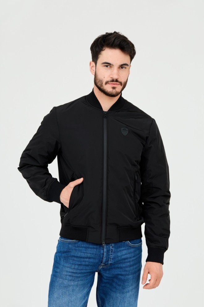 EA7 Black men's bomber jacket