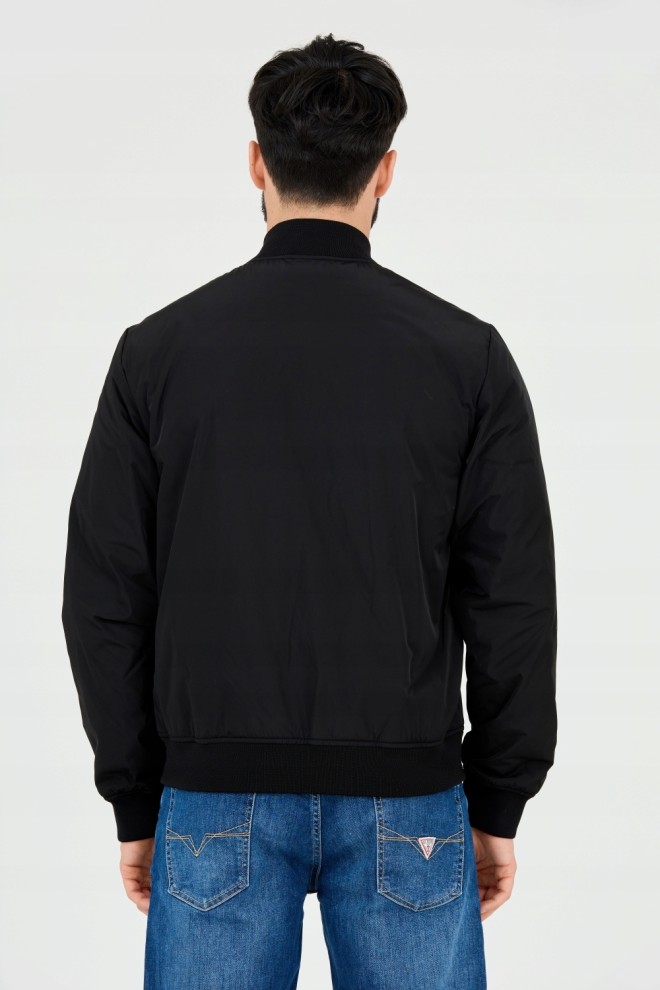 EA7 Black men's bomber jacket