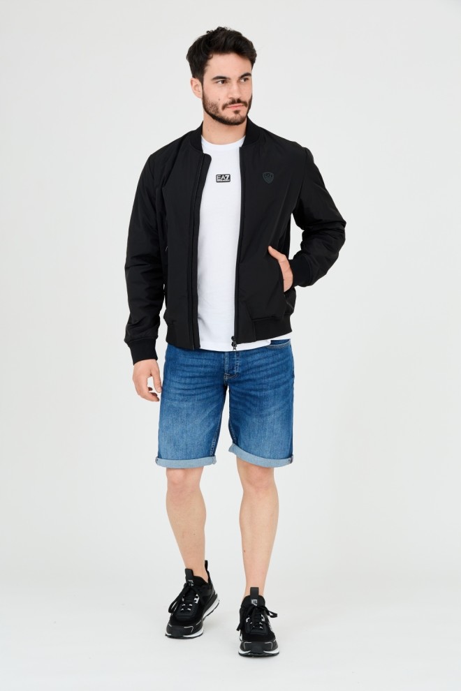 EA7 Black men's bomber jacket