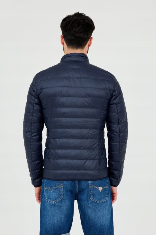 EA7 Navy blue men's quilted...
