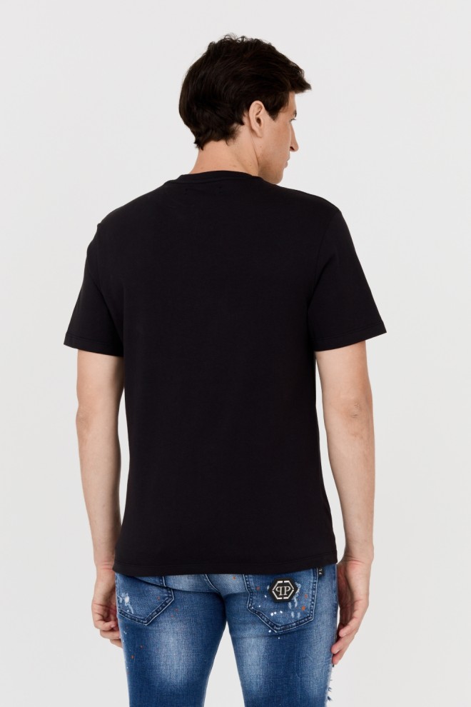 AMIRI Men's black T-shirt with underlined logo