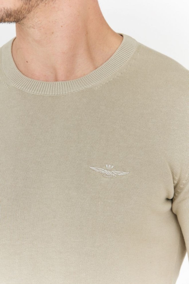 AERONAUTICA MILITARE Pulover bej pentru bărbați