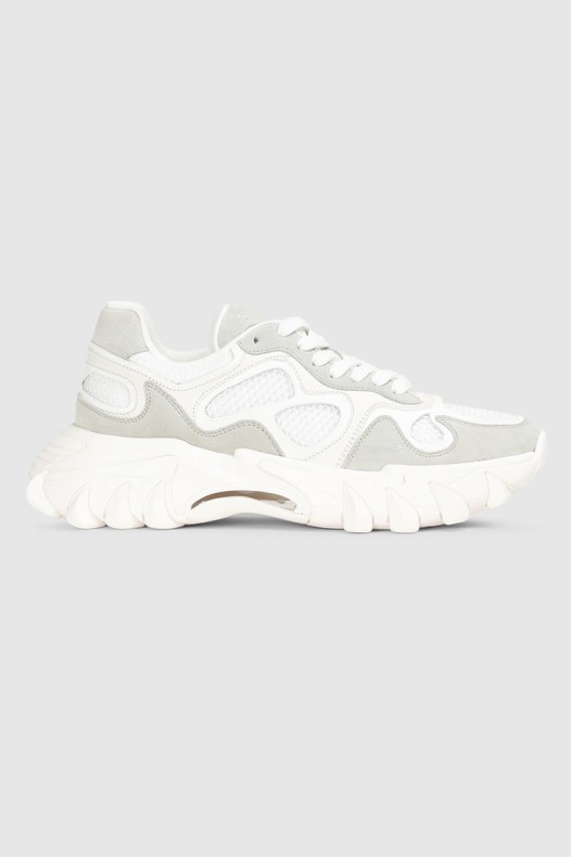 BALMAIN Adidași din piele...