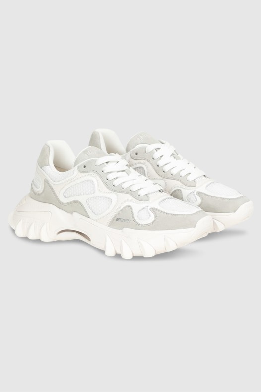 BALMAIN Adidași din piele...