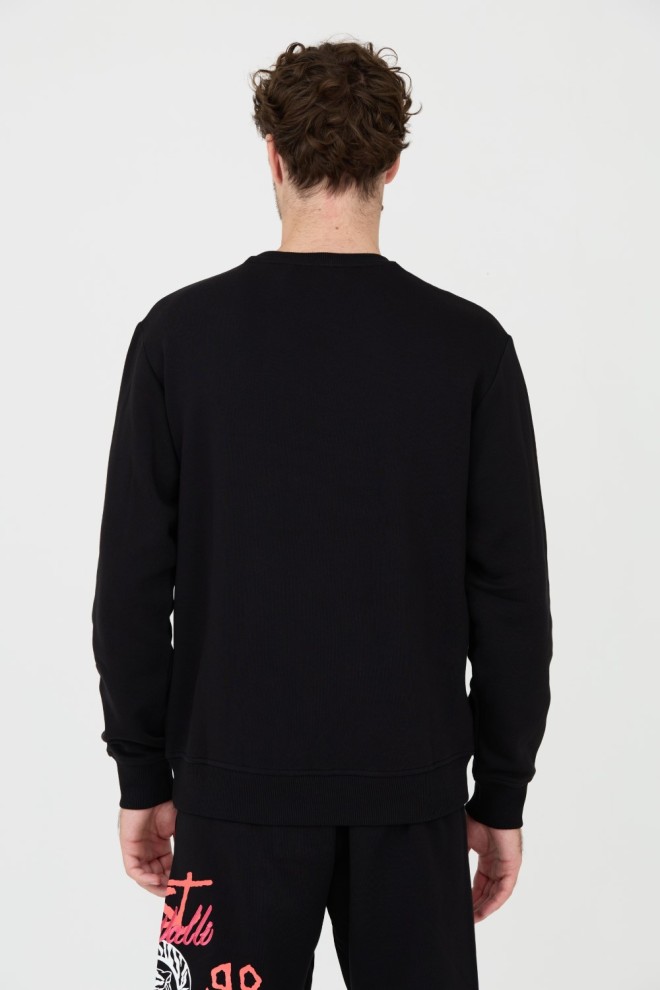 JUST CAVALLI Black Sweatshirt R 1998 Dripp