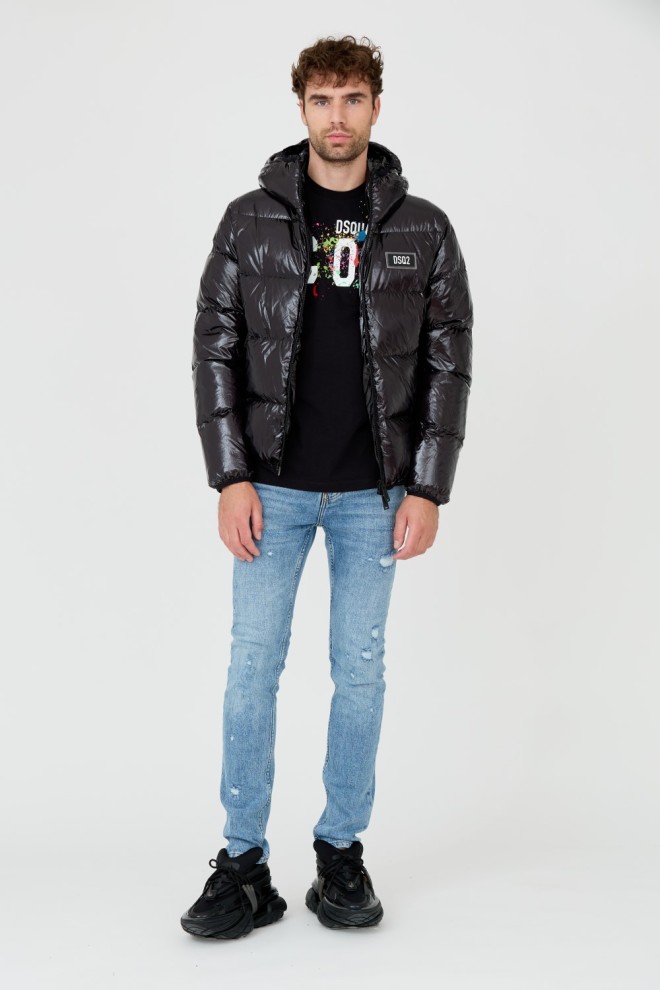 DSQUARED2 Black Puff Kaban Jacket