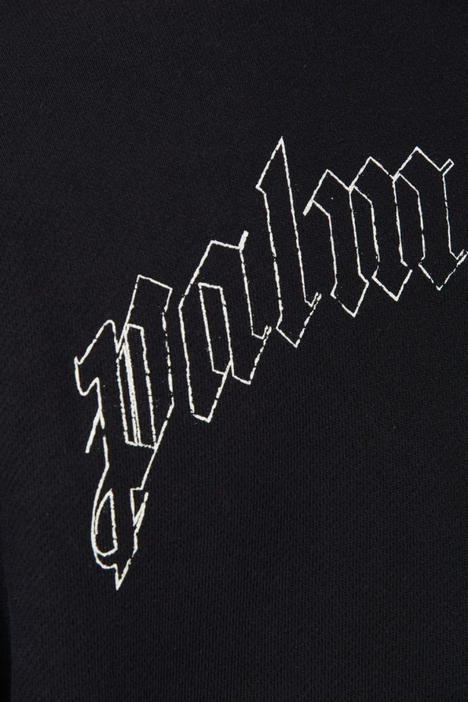 PALM ANGELS Tricou pentru bărbați, negru, cu croială de rechin