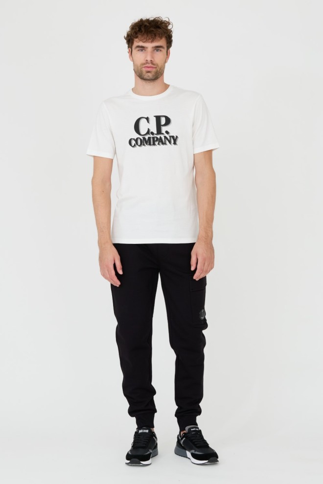 C.P. COMPANY White Short Sleeve T-Shirt