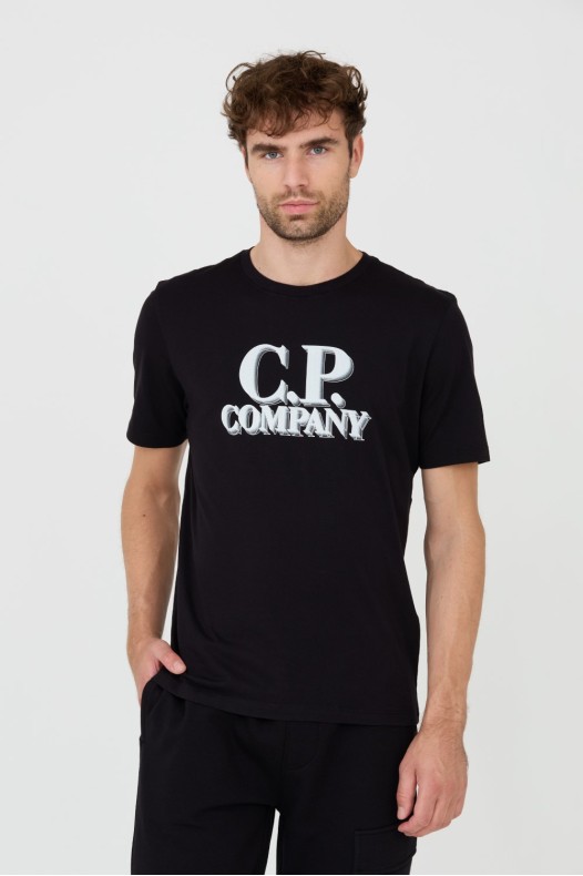 C.P. COMPANY Czarny t-shirt...