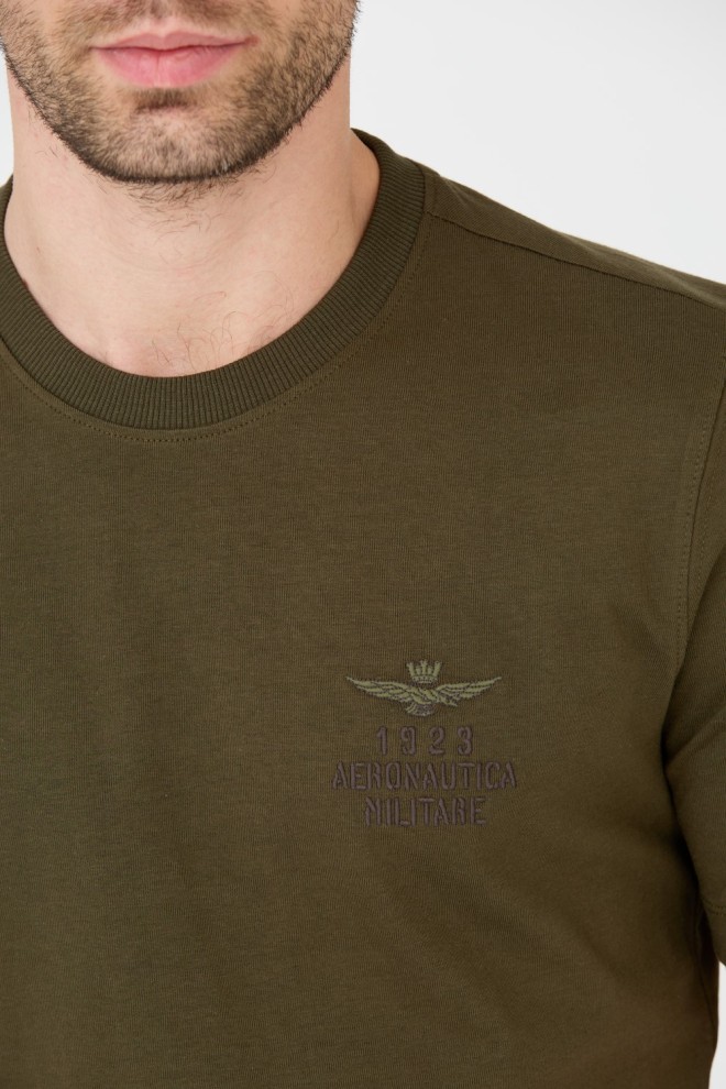 AERONAUTICA MILITARE Zielony t-shirt